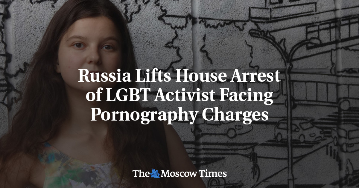 Russia Lifts House Arrest of LGBT Activist Facing Pornography Charges - The Moscow Times
