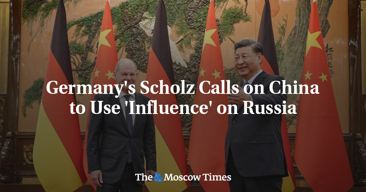 Герман Шольц призывает Китай использовать «влияние» на Россию