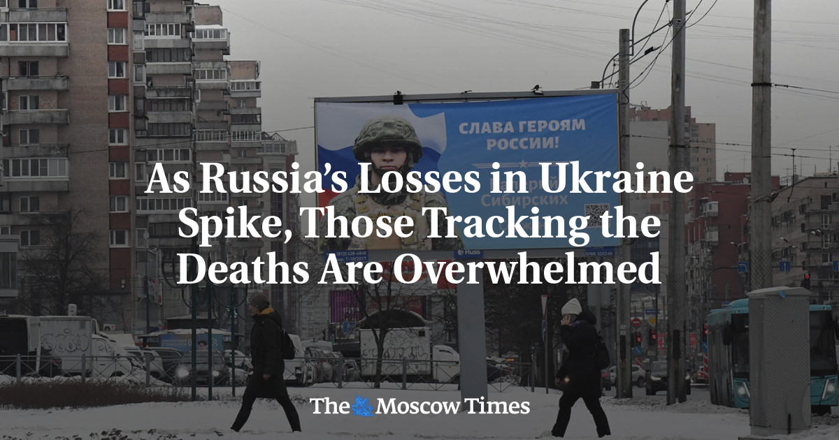 As Russia’s Losses In Ukraine Spike, Those Tracking The Deaths Are ...