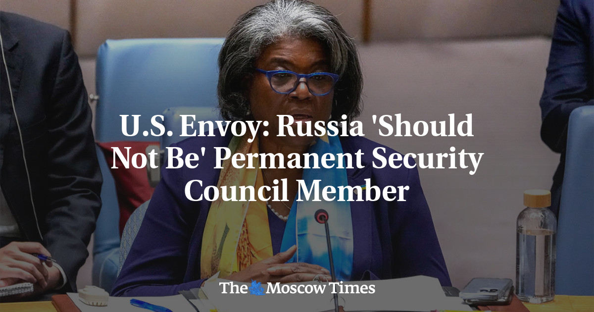 US-Gesandter: Russland „sollte nicht“ ständiges Mitglied des Sicherheitsrates sein