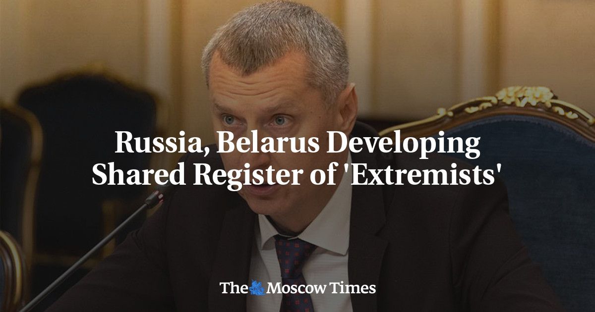 Russia, Belarus Developing Shared Register of 'Extremists'