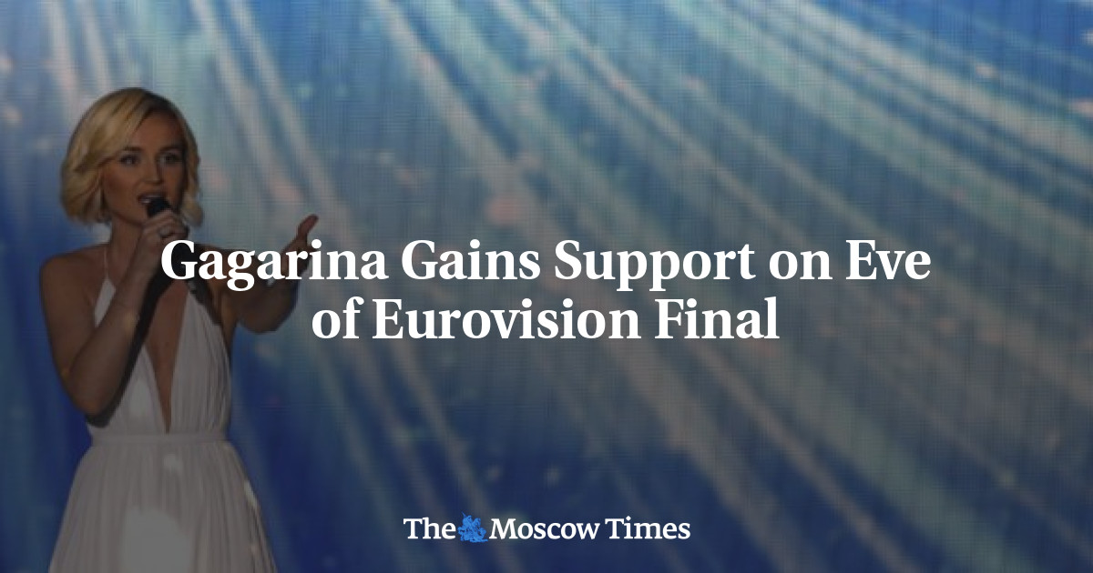 Gagarina mendapat dukungan menjelang final Eurovision