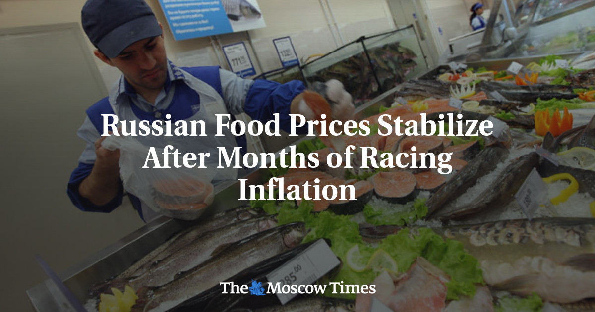 Harga pangan Rusia stabil setelah berbulan-bulan mengalami inflasi yang tinggi