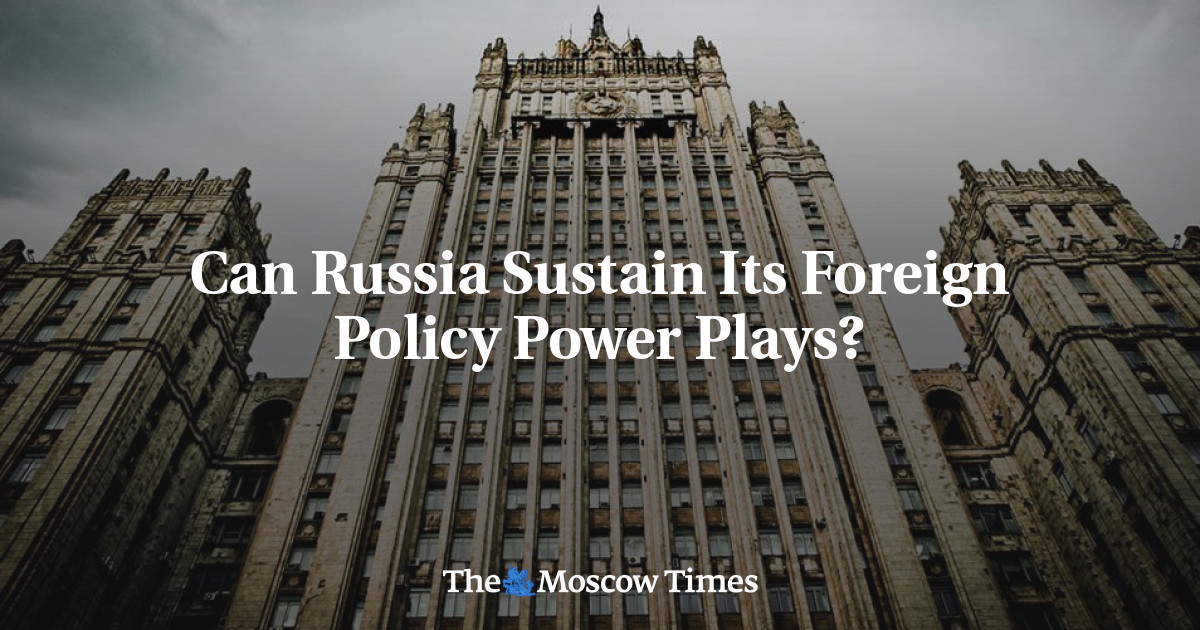 Bisakah Rusia mempertahankan permainan kekuatan kebijakan luar negerinya?