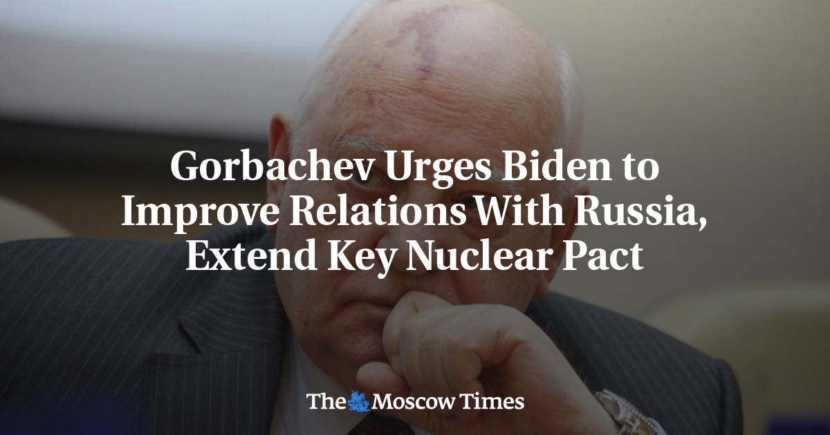 Gorbachev mendesak Biden untuk meningkatkan hubungan dengan Rusia, memperluas perjanjian nuklir utama