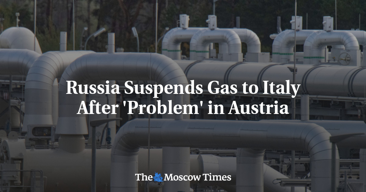 Rusko pozastavuje dodávky plynu z Itálie po „problému“ v Rakousku