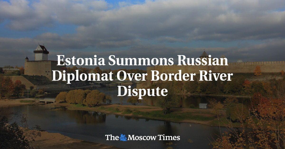 Estonia Summons Russian Diplomat Over Border River Dispute