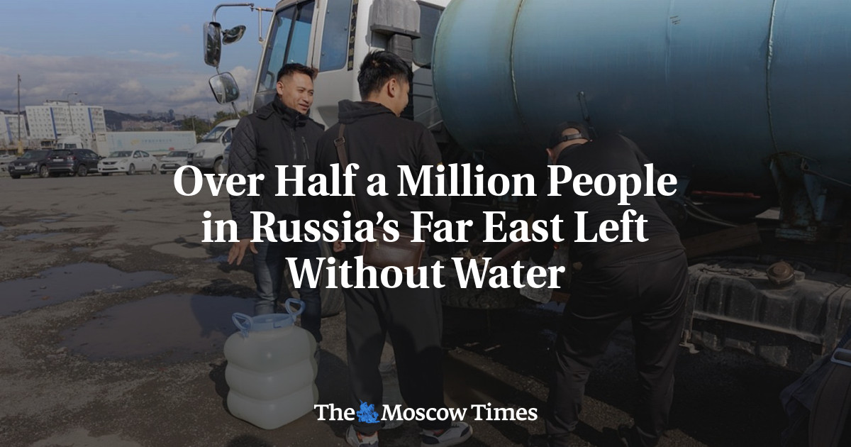 Over Half a Million People in Russia’s Far East Left Without Water