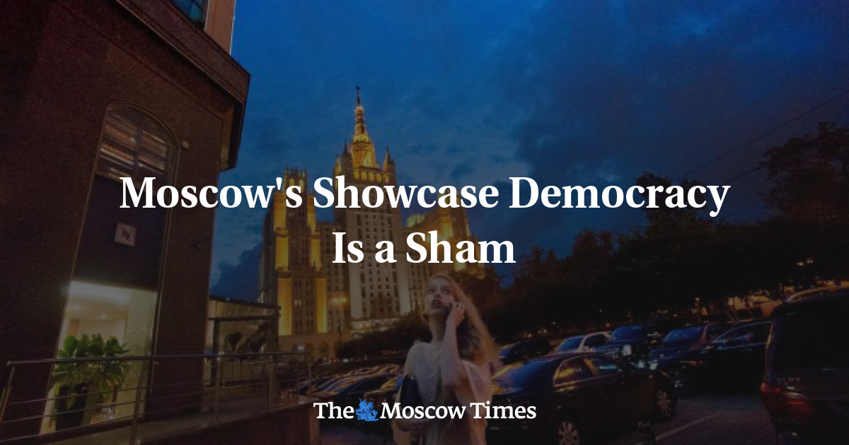 Pameran demokrasi Moskow adalah palsu