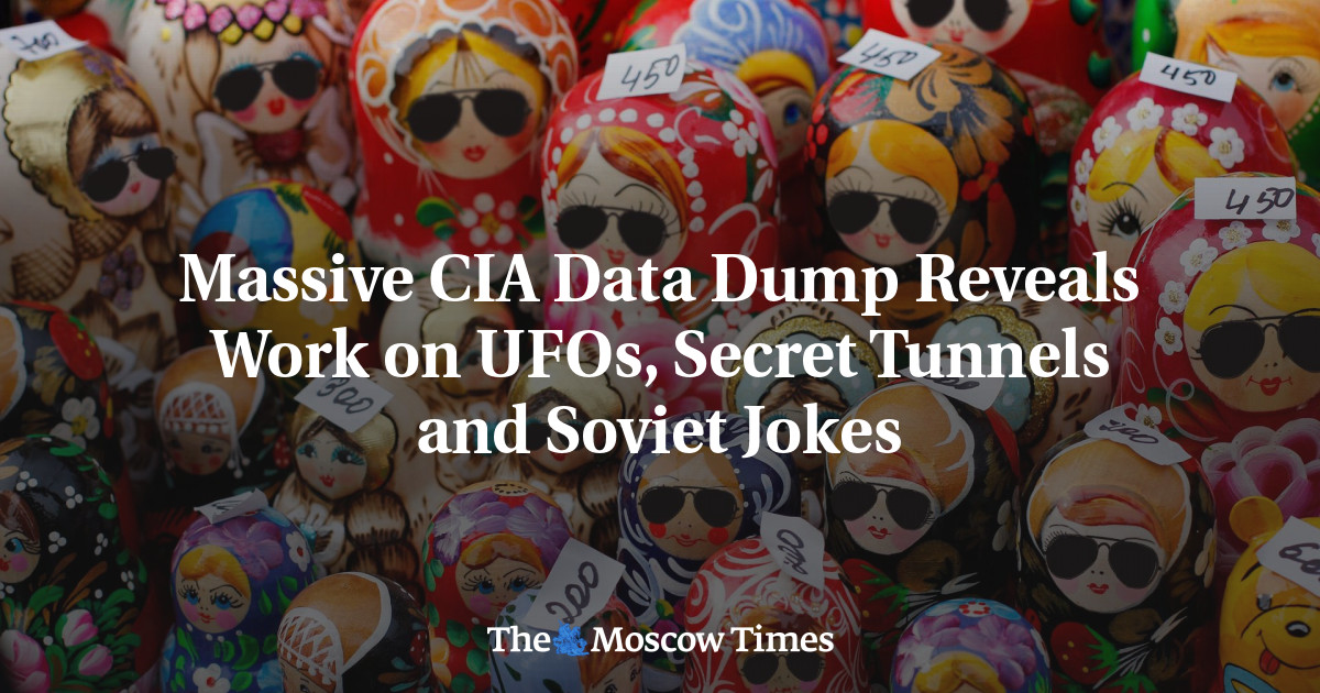Penimbunan data besar-besaran CIA mengungkapkan pekerjaan pada UFO, terowongan rahasia, dan lelucon Soviet