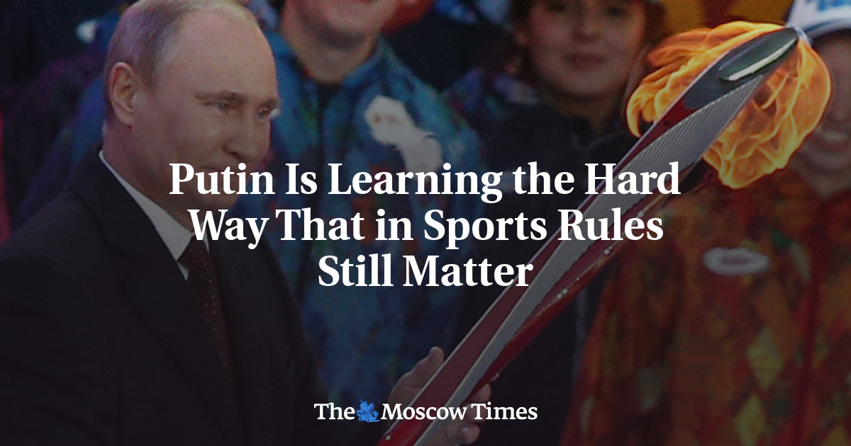 Putin belajar dari pengalaman pahit bahwa peraturan olahraga tetap penting
