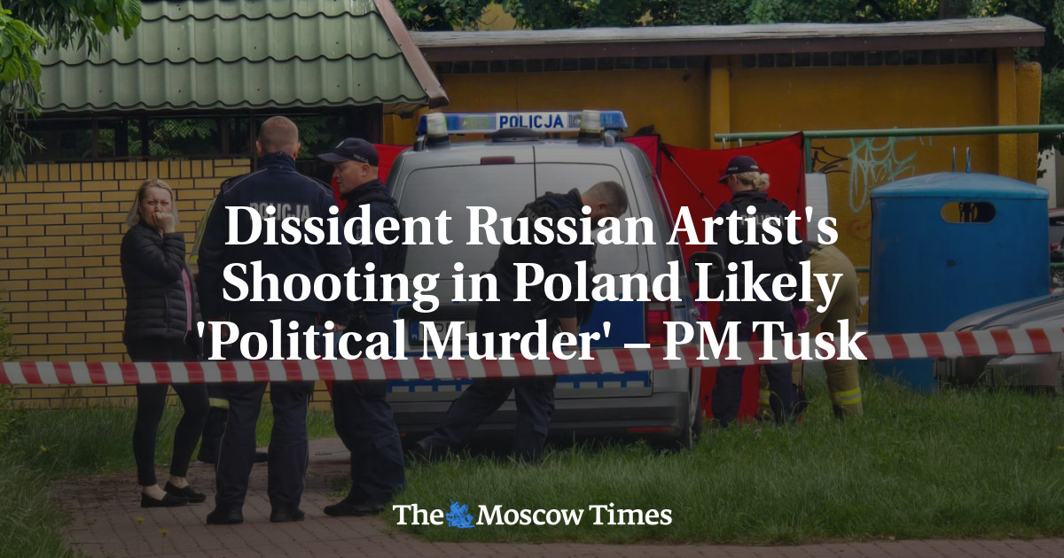 Dissident Russian Artist's Shooting in Poland Likely 'Political Murder' – PM Tusk