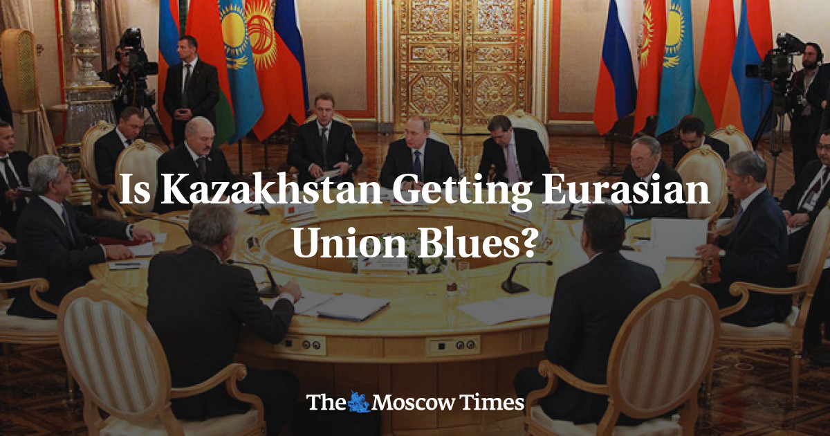 Mendapatkan Kazaktan Eurasian Union Blues?