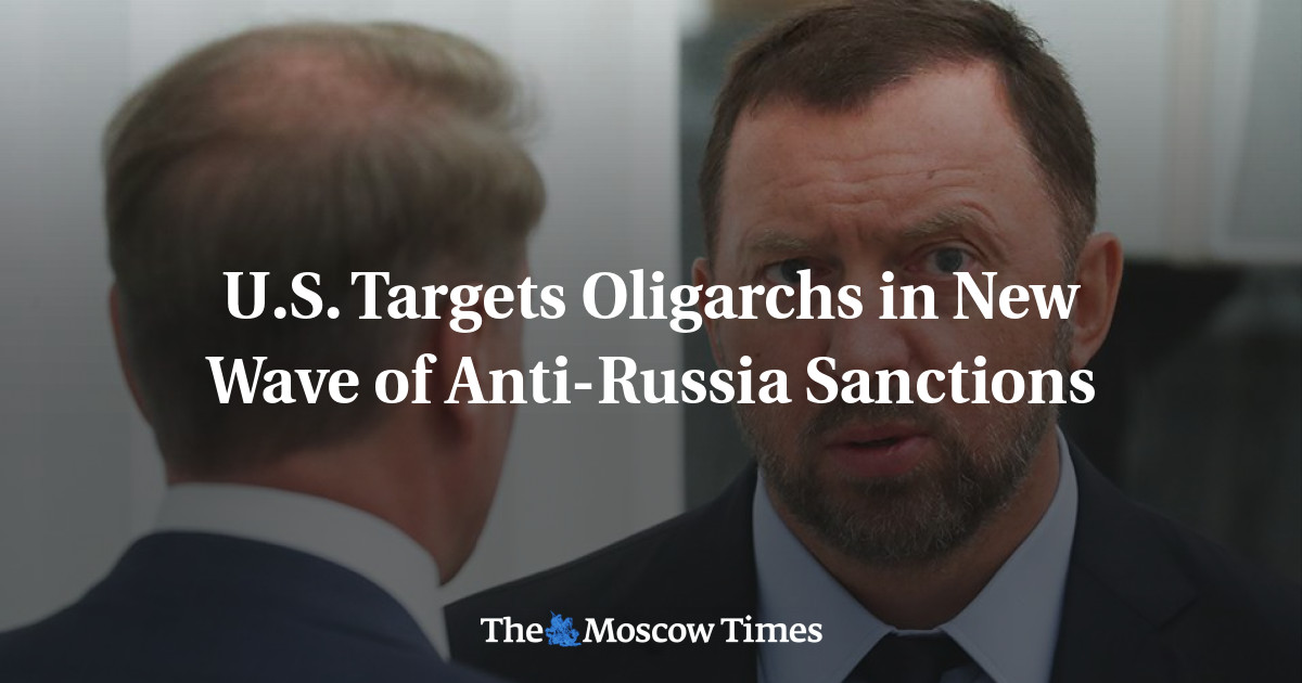 AS menargetkan oligarki dalam gelombang baru sanksi anti-Rusia