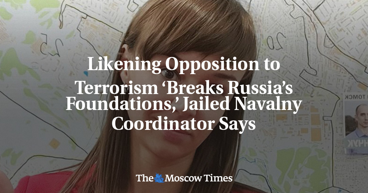 Membandingkan Oposisi dengan Terorisme ‘Merusak Fondasi Rusia’, Kata Koordinator Navalny