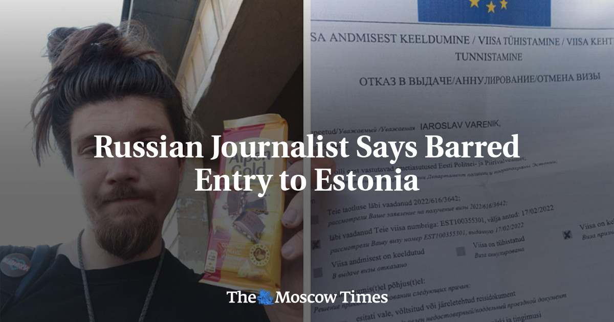 Wartawan Rusia mengatakan masuk ke Estonia dilarang