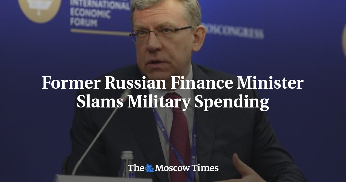 Mantan Menteri Keuangan Rusia Menyimpulkan Pengeluaran Militer