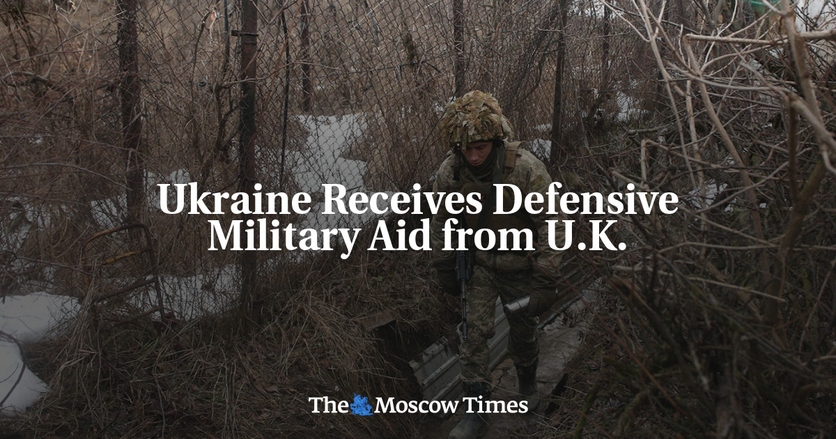 Ukraina menerima bantuan militer defensif dari Inggris