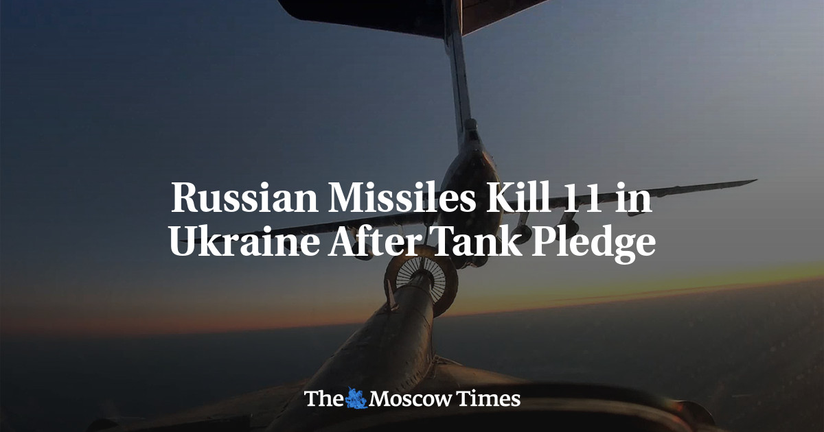 Russian Missiles Kill 11 in Ukraine After Tank Pledge