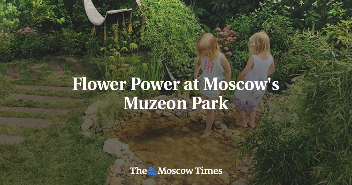 Flower Power di Taman Muzeon Moskow