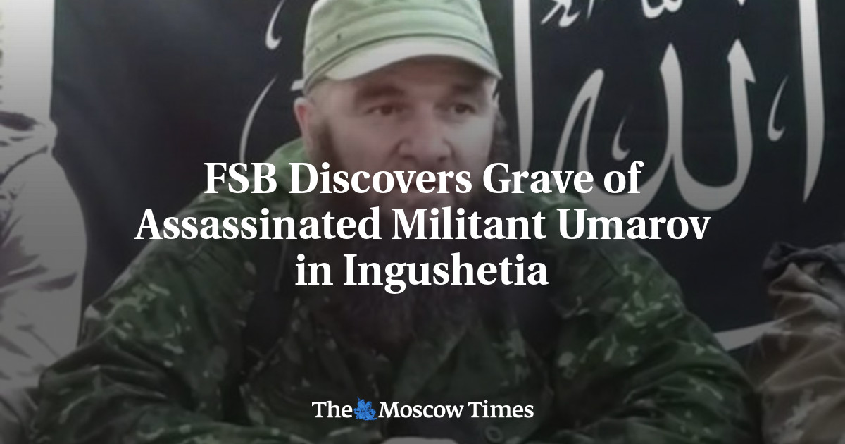 FSB Discovers Grave of Assassinated Militant Umarov in Ingushetia