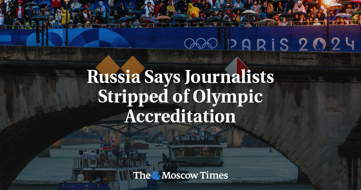 Russia Says Journalists Stripped of Olympic Accreditation