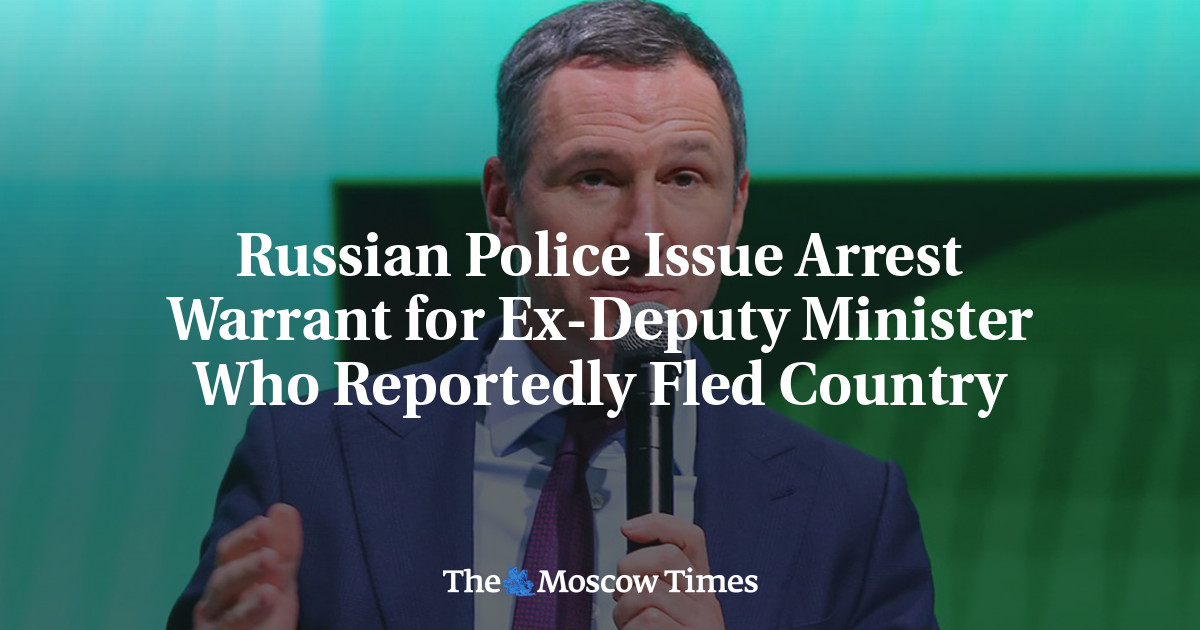 Russian Police Issue Arrest Warrant for Ex-Deputy Minister Who Reportedly Fled Country