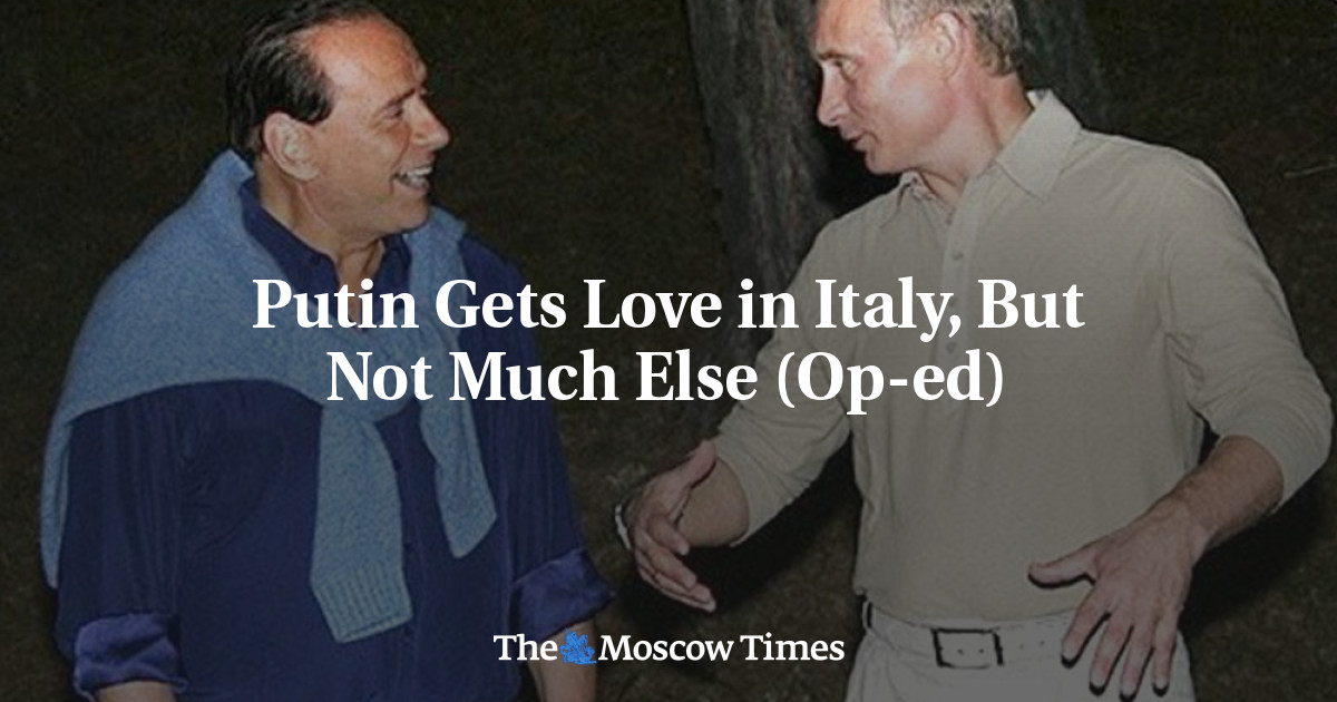 Putin mendapatkan cinta di Italia, tapi tidak di tempat lain (Op-ed)
