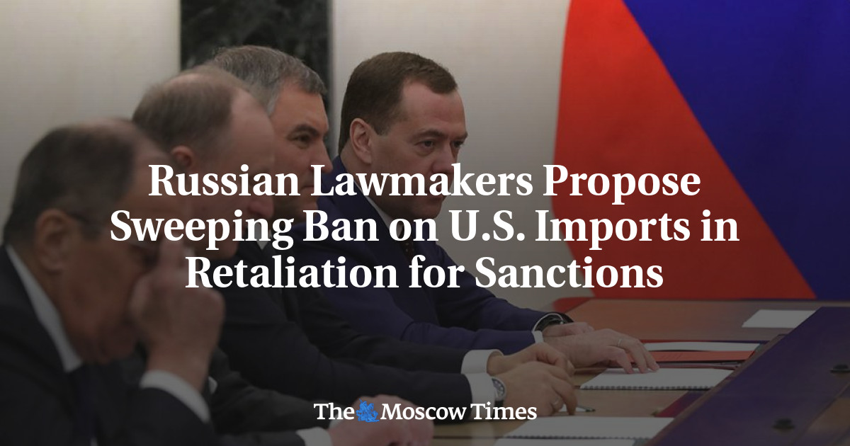 Anggota parlemen Rusia mengusulkan larangan impor AS sebagai pembalasan atas sanksi