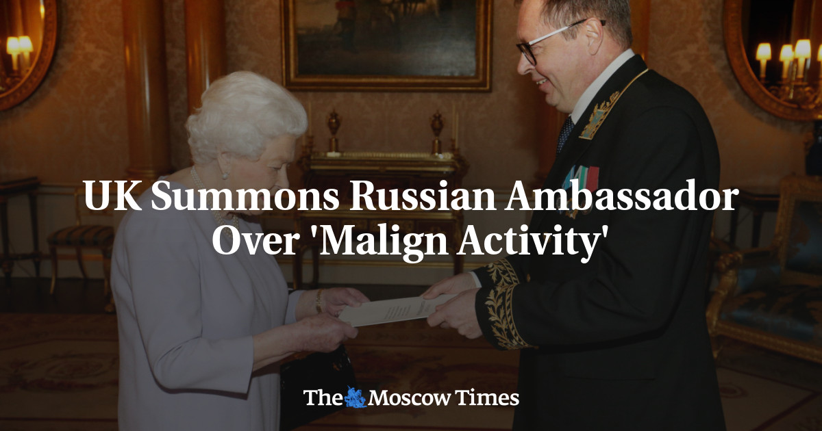 In conversation with the Russian ambassador