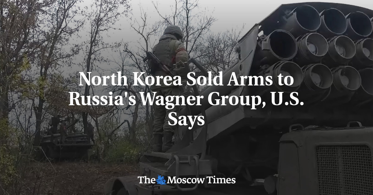 قالت الولايات المتحدة إن كوريا الشمالية باعت أسلحة لمجموعة فاغنر الروسية