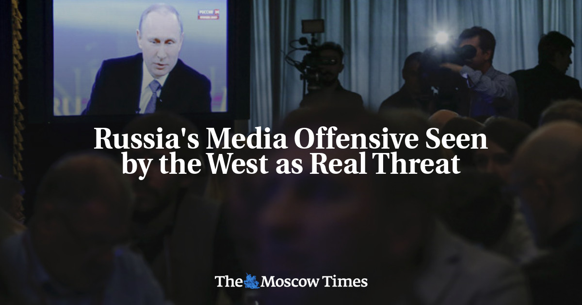 Serangan media Rusia dilihat oleh Barat sebagai ancaman nyata
