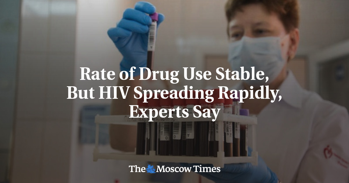 Tingkat penggunaan narkoba stabil, tetapi HIV menyebar dengan cepat, kata para ahli