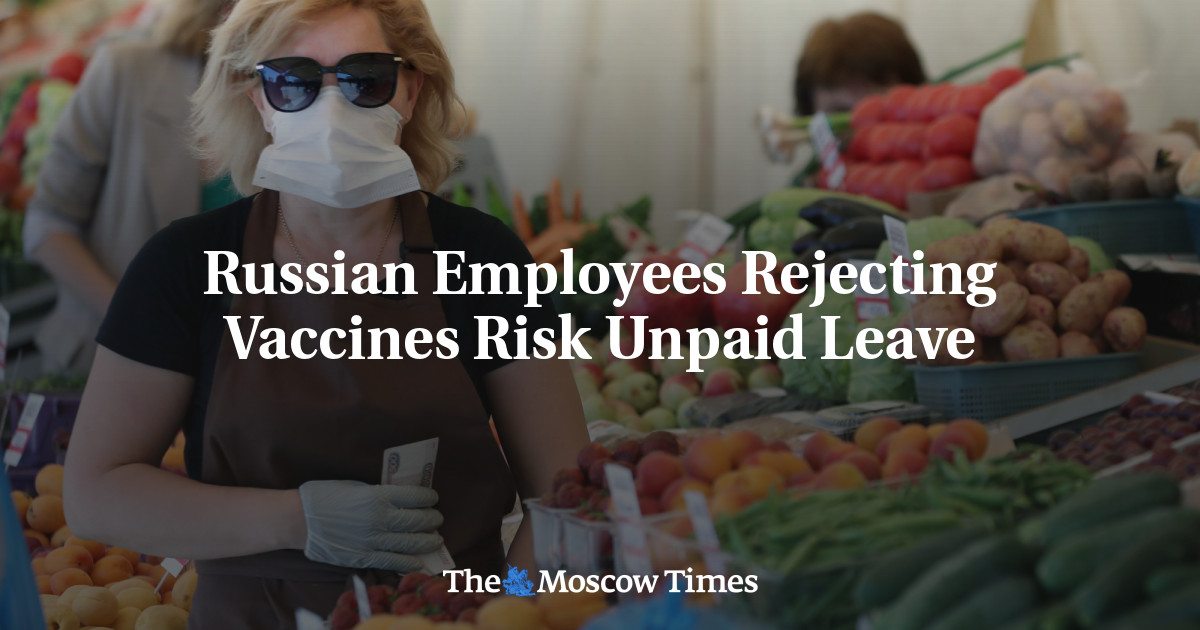 Karyawan Rusia yang menolak vaksin berisiko cuti tidak dibayar