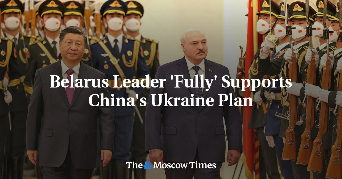 Pemimpin Belarusia ‘sepenuhnya’ mendukung rencana Tiongkok di Ukraina
