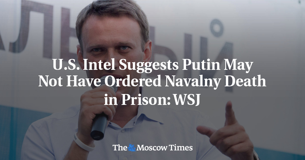 Разведка США предполагает, что Путин, возможно, не отдавал приказ о смерти Навального в тюрьме (WSJ)
