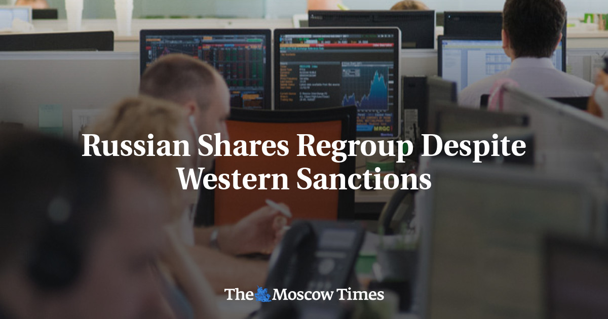 Saham Rusia berkumpul kembali meskipun ada sanksi Barat