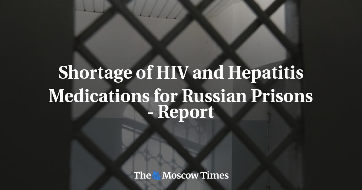 Shortage of HIV and Hepatitis Medications for Russian Prisons - Report