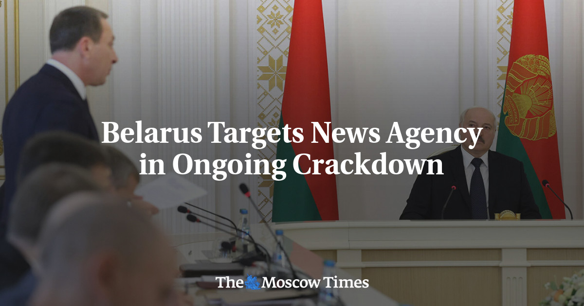Belarus menargetkan kantor berita dalam tindakan keras yang sedang berlangsung