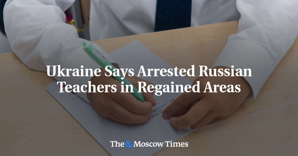 Украина заявила об аресте российских учителей в отвоеванных районах