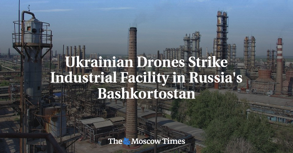 Ukrainian Drones Strike Industrial Facility in Central Russia