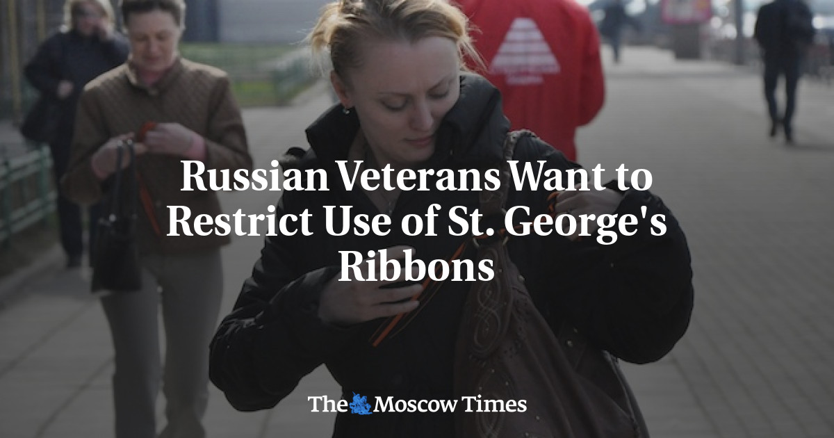 Veteran Rusia menginginkan penggunaan St.  Pita George terbatas