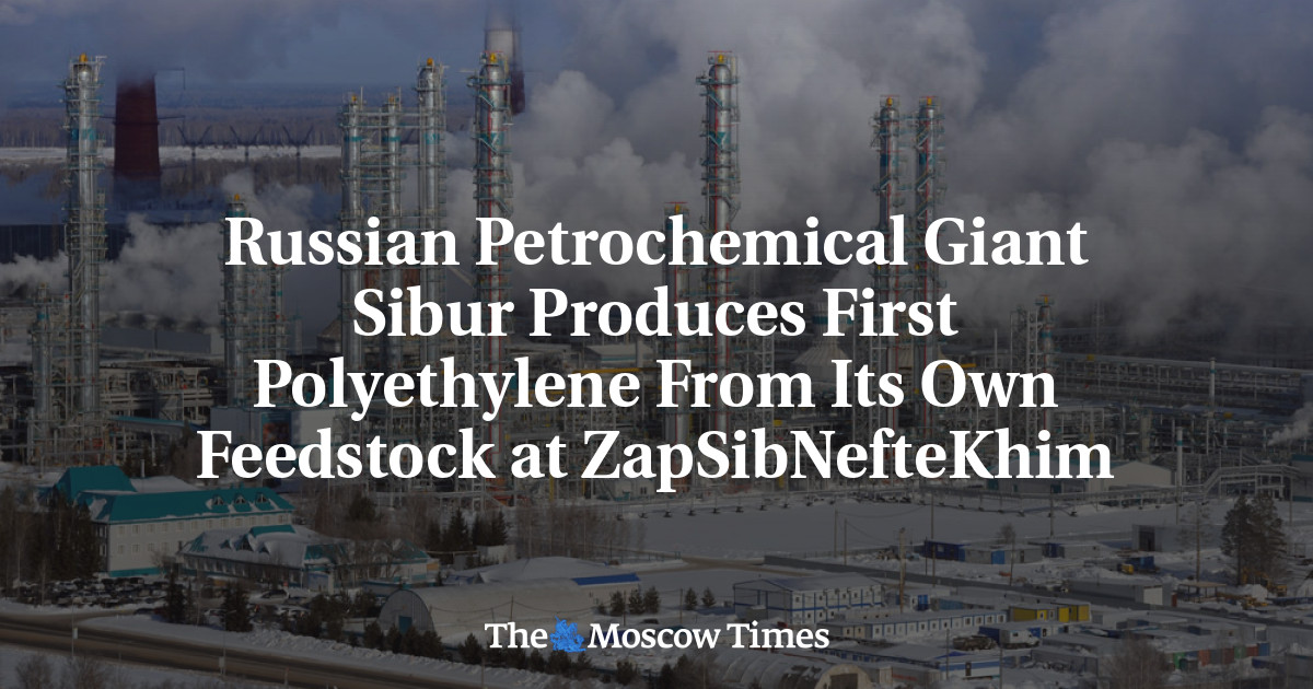 Russian Petrochemical Giant Sibur Produces First Polyethylene From Its ...