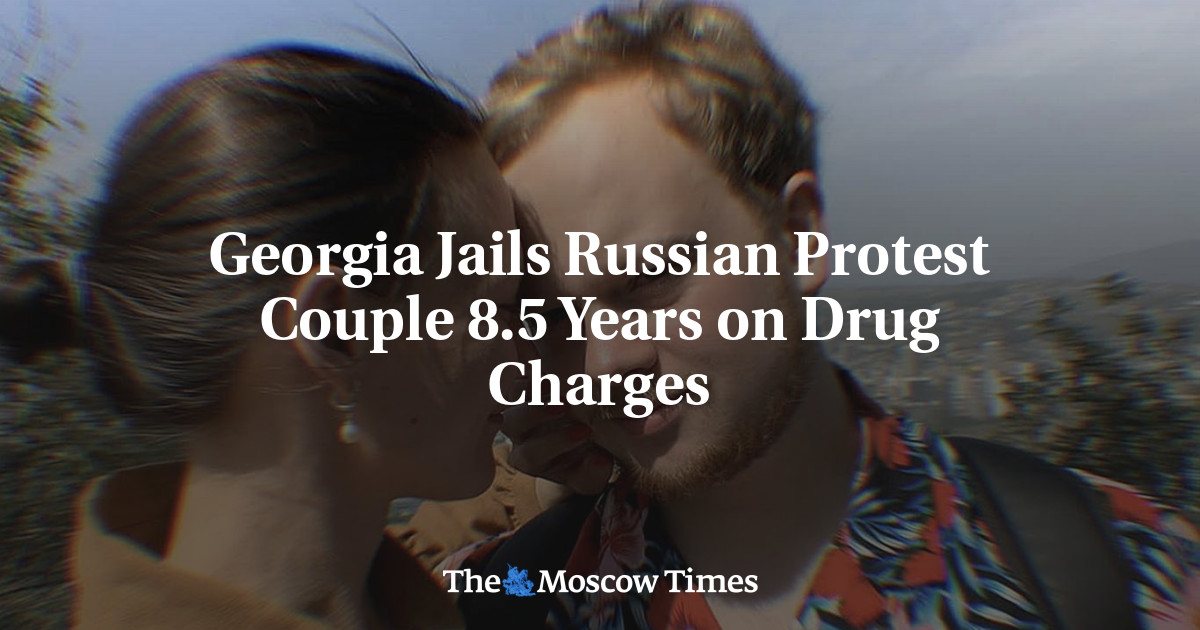 Georgia Jails Russian Protest Couple 8.5 Years on Drug Charges