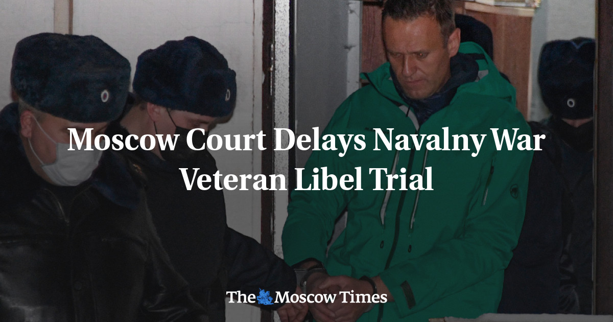 Navalny akan hadir di pengadilan pada hari Rabu atas tuduhan mencemarkan nama baik seorang veteran perang