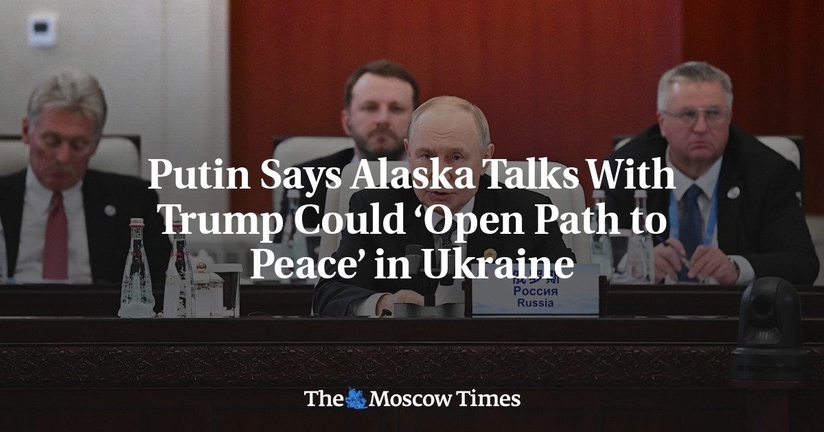 Putin Says Alaska Talks With Trump Could ‘Open Path to Peace’ in Ukraine