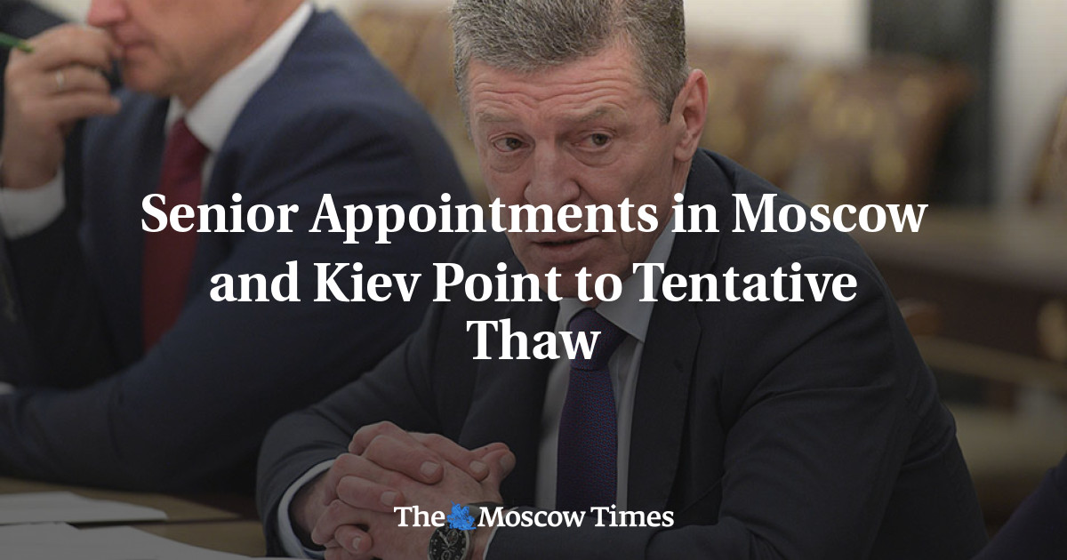 Penunjukan senior di Moskow dan Kiev menunjukkan pencairan tentatif