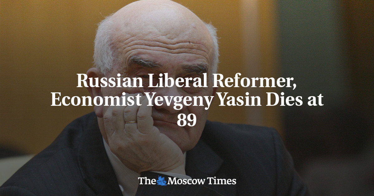 Rus liberal reformcu ve ekonomist Yevgeny Yasin 89 yaşında hayatını kaybetti