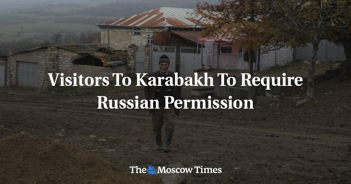 Pengunjung ke Karabakh memerlukan izin Rusia