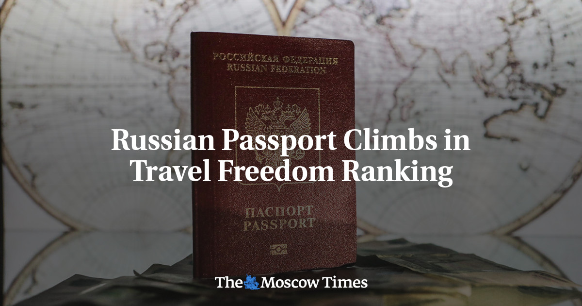 Russian Passport Climbs in Travel Freedom Ranking